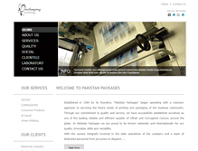 Tablet Screenshot of pakistanpackages.com